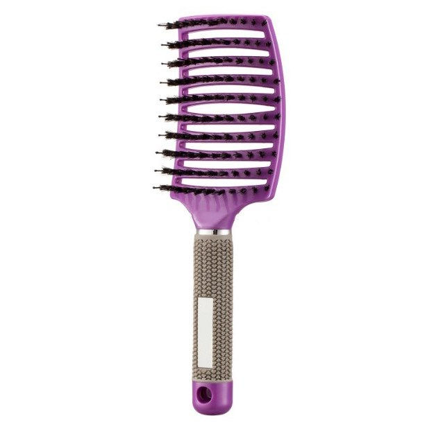 Thumbnail: Hairbrush Anti Klit Brushy Haarborstel Women Detangler Hair Brush Bristle Nylon 