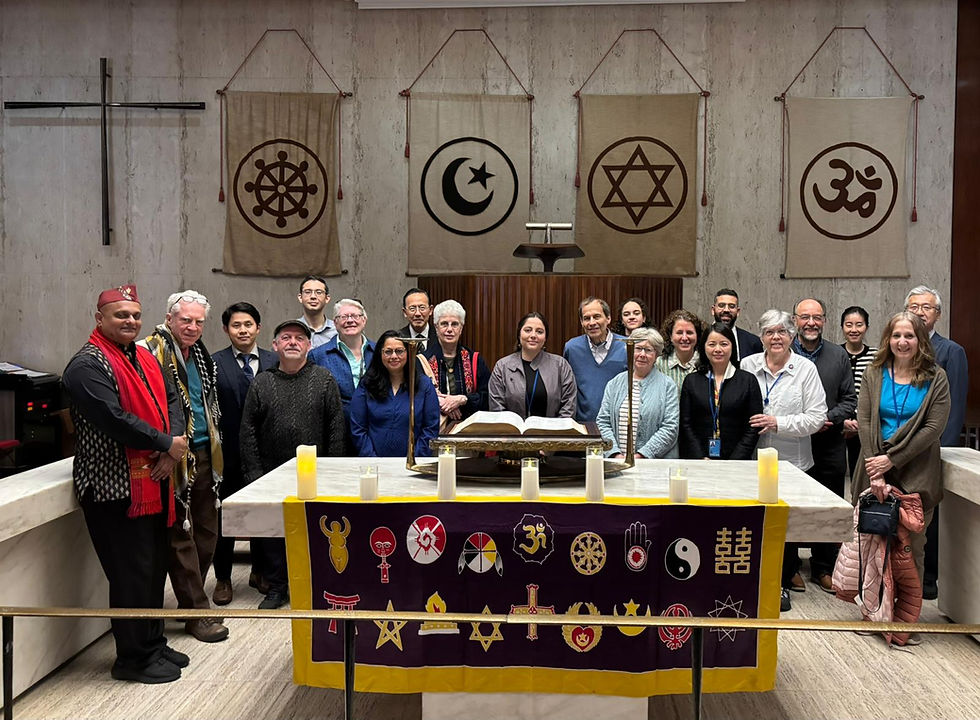 Voices and SGI led an Interfaith Vigil on April 29 at the Interfaith Chapel across the street from the United Nations, in conjunction with the Nonproliferation Treaty’s (NPT) Review Conference. We felt the power of prayer from several religious traditions, held silence and recited the Nuclear Prayer together. In the midst of contentious interventions among some nation-states in the General Assembly hall, we created a small zone of peace, a peace that anticipates a world free of nuclear weapons.