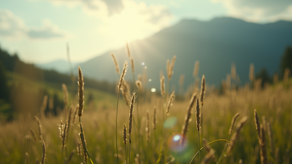 Close-up view of a serene natural landscape representing personal devotion