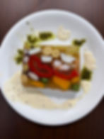 貝と野菜のテリーヌ