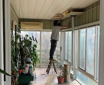 Finishing ceiling