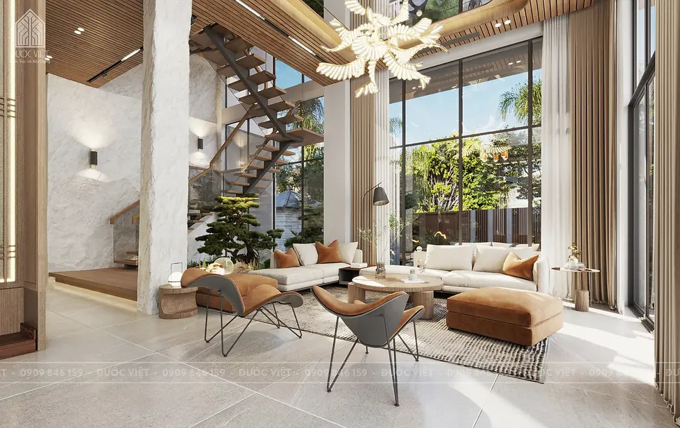 Công Trình ANhut House do Đước Việt thiết kế và thi công theo phong cách Modern Luxury