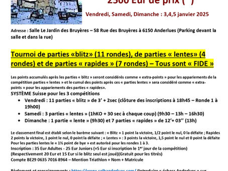 7ème Triathlon d'Anderlues