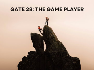 two rock climbers summiting a risky rock formation