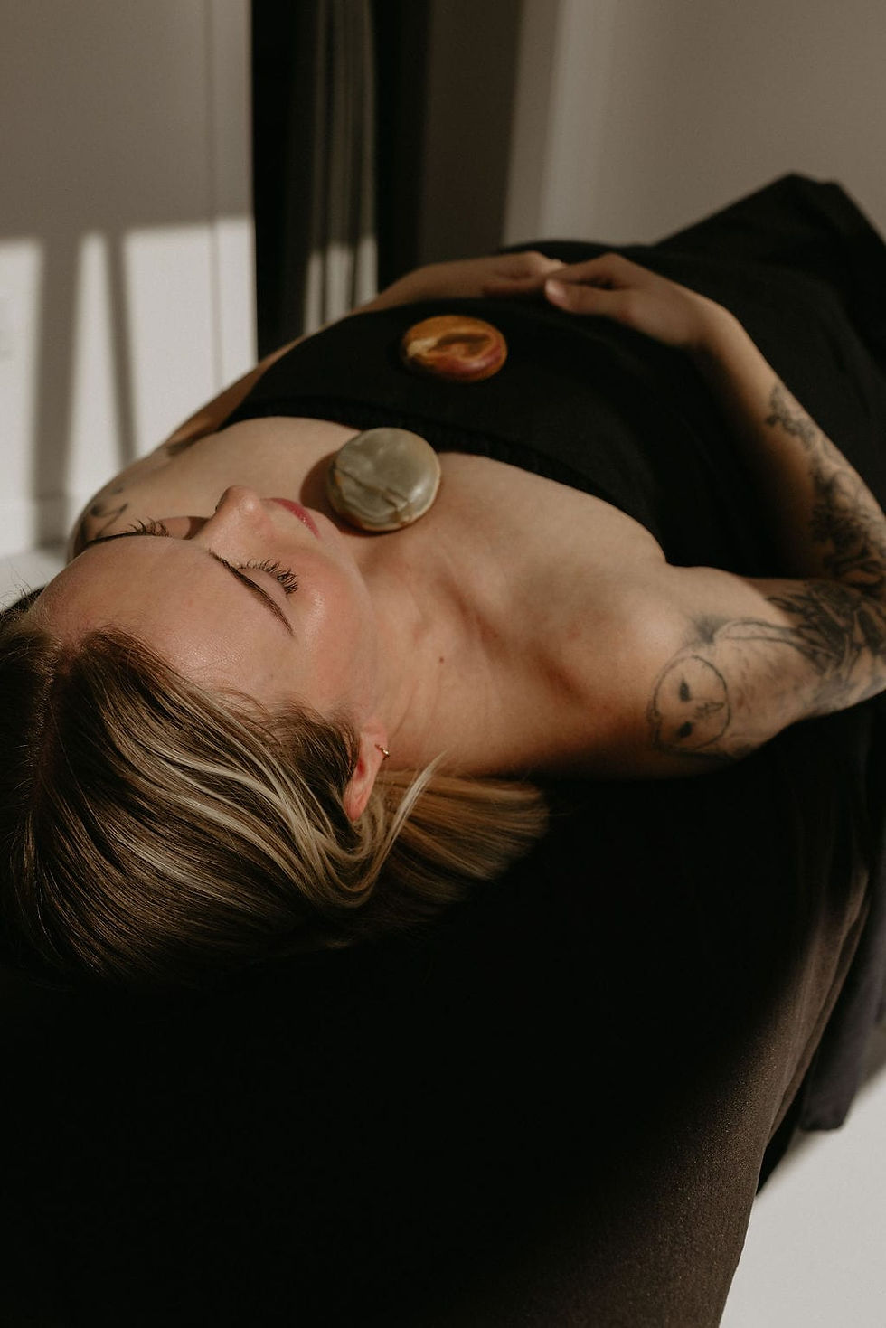 “Client receiving relaxing facial treatment at Wildflower Skin Institute
