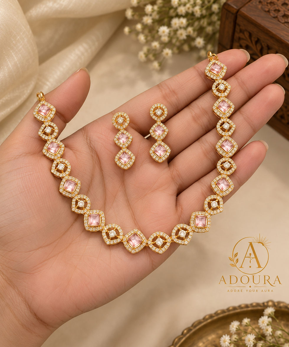 Thumbnail: Aarohi Blush Radiance Set