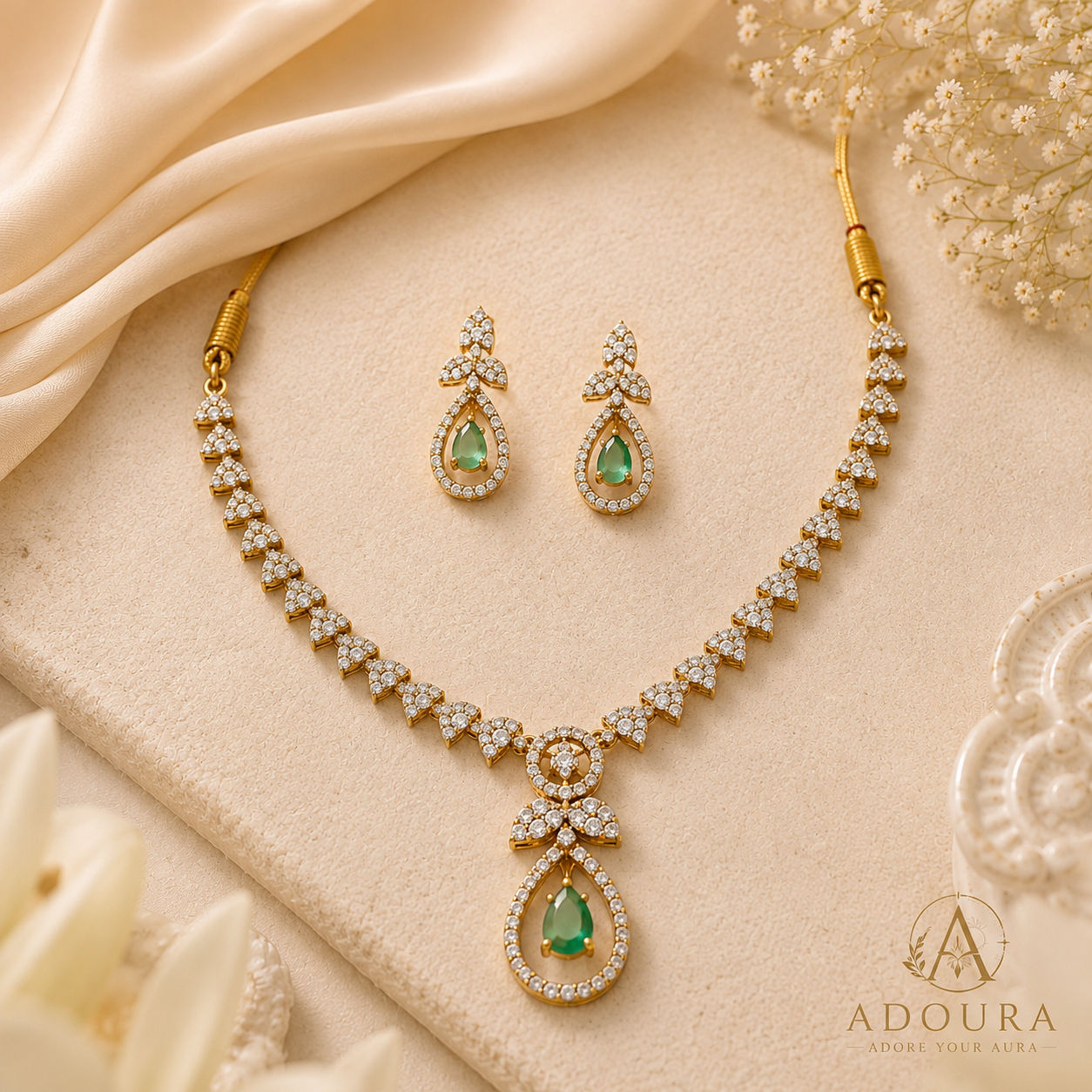Blue Teardrop Radiance Set