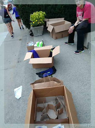 Boxes of running Swag