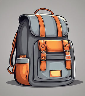 School bag on grey background.jpg