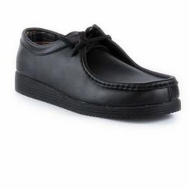 wallabees black school