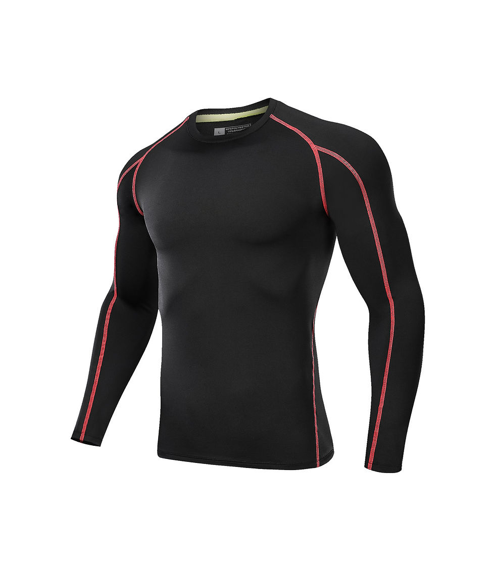 Thumbnail: Custom Men's Quick Dry Under Base Layer Compression Sports Tops Long Sleeve