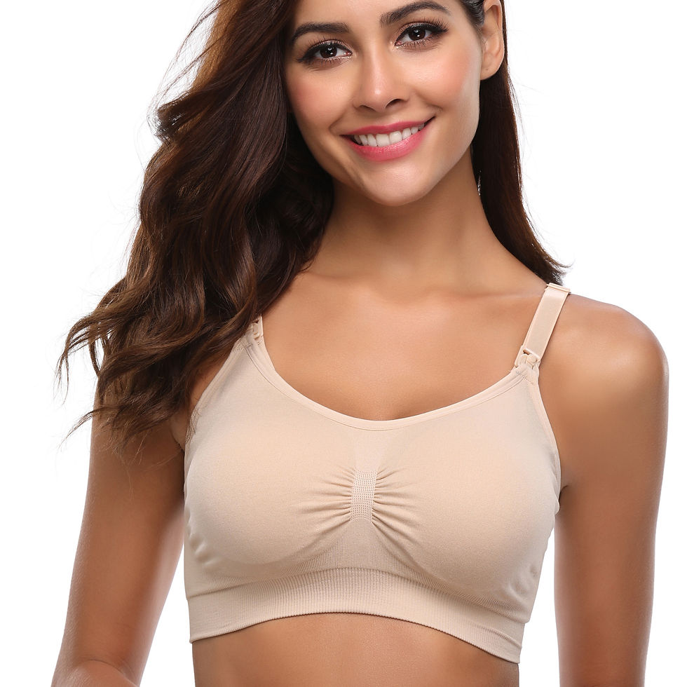 Thumbnail: Maternity Nursing Bra Hands Free Pumping Bra