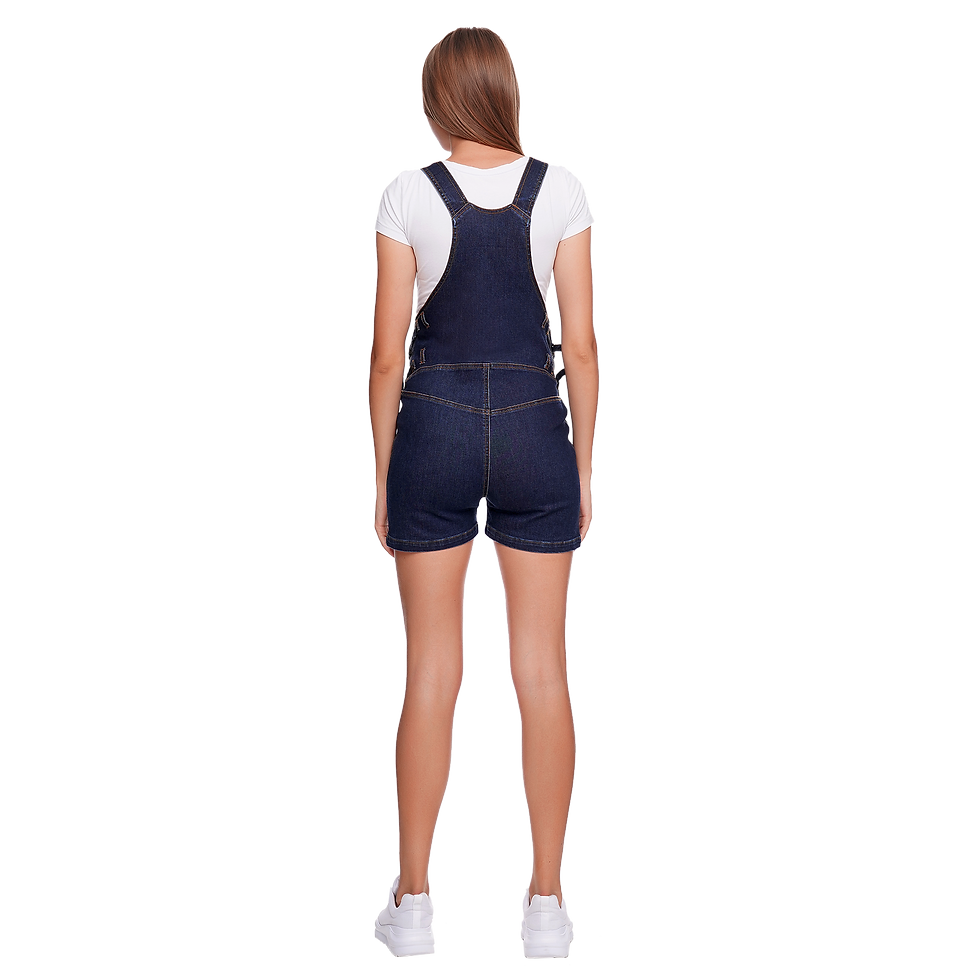 Thumbnail: Belly Support Maternity Overall - Short
