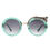 Thumbnail: Yellowze - Women Circle Oversize Fashion Round Sunglasses W/ Leopard Design