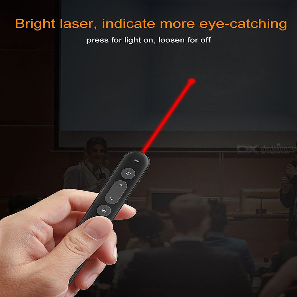Thumbnail: 2.4G Wireless Presenter with Laser Point PPT Cliker Remote