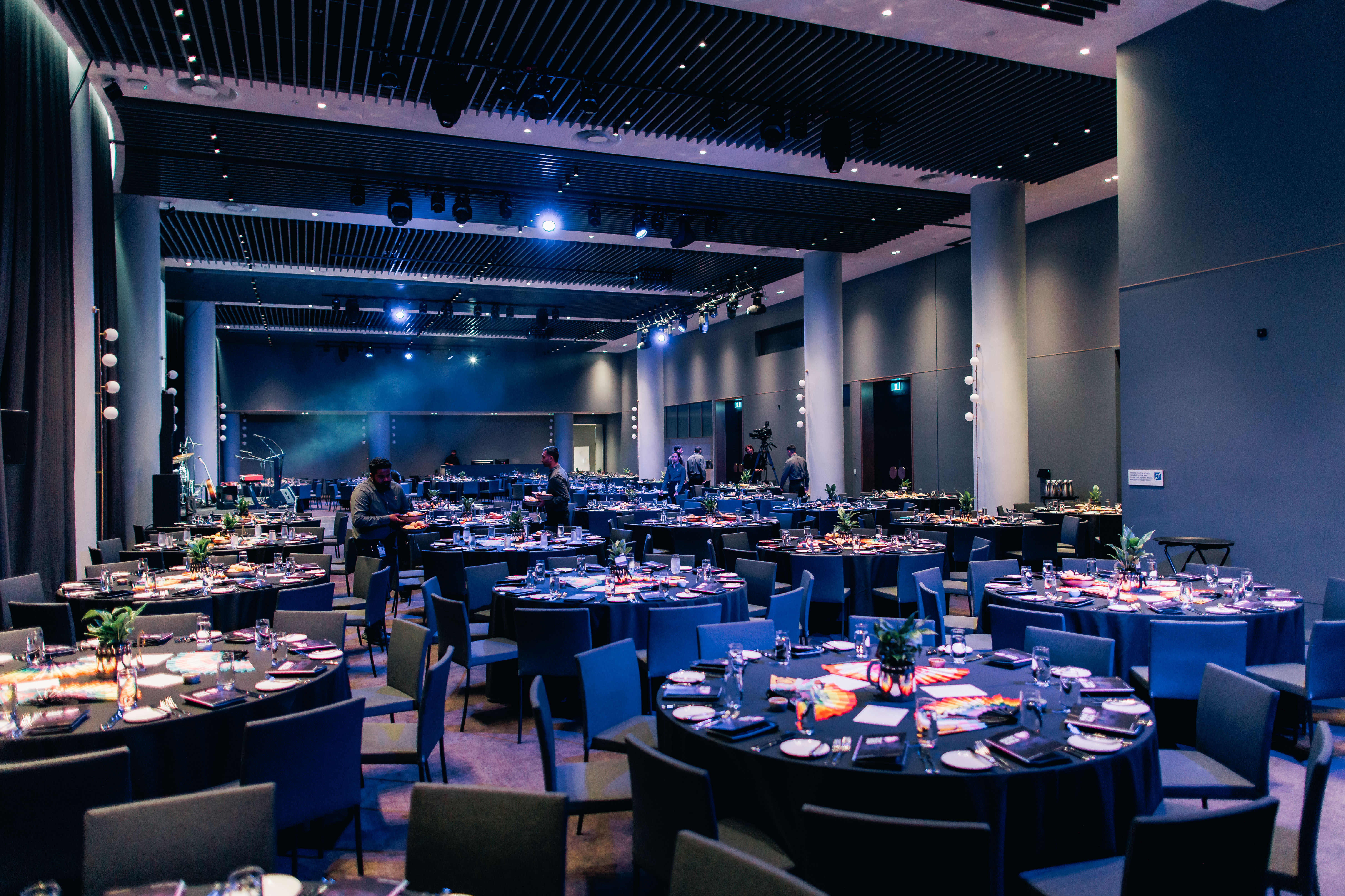 Pride Adelaide Gala — the room set and ready