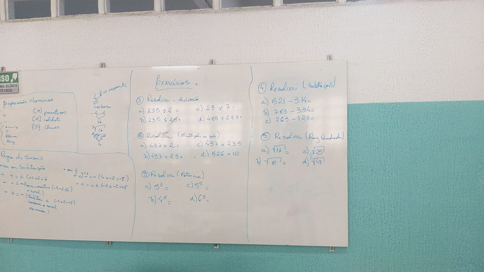 Recuperação - Inforjmatica maematica lousa 2