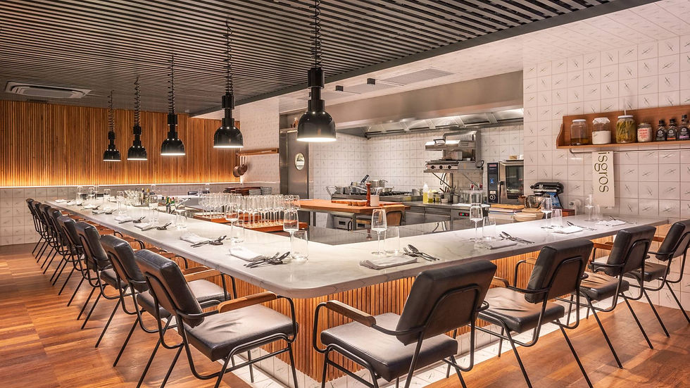 Fotografia de divulgação do Oseille, restaurante de cozinha contemporânea em Ipanema, Rio de Janeiro.