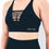Thumbnail: Don't Kill My Vibe Sports Bra - Black