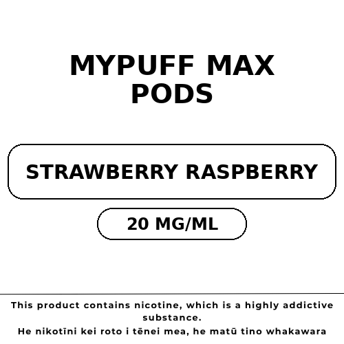 Mypuff Bar Max Pod Strawberry Raspberry