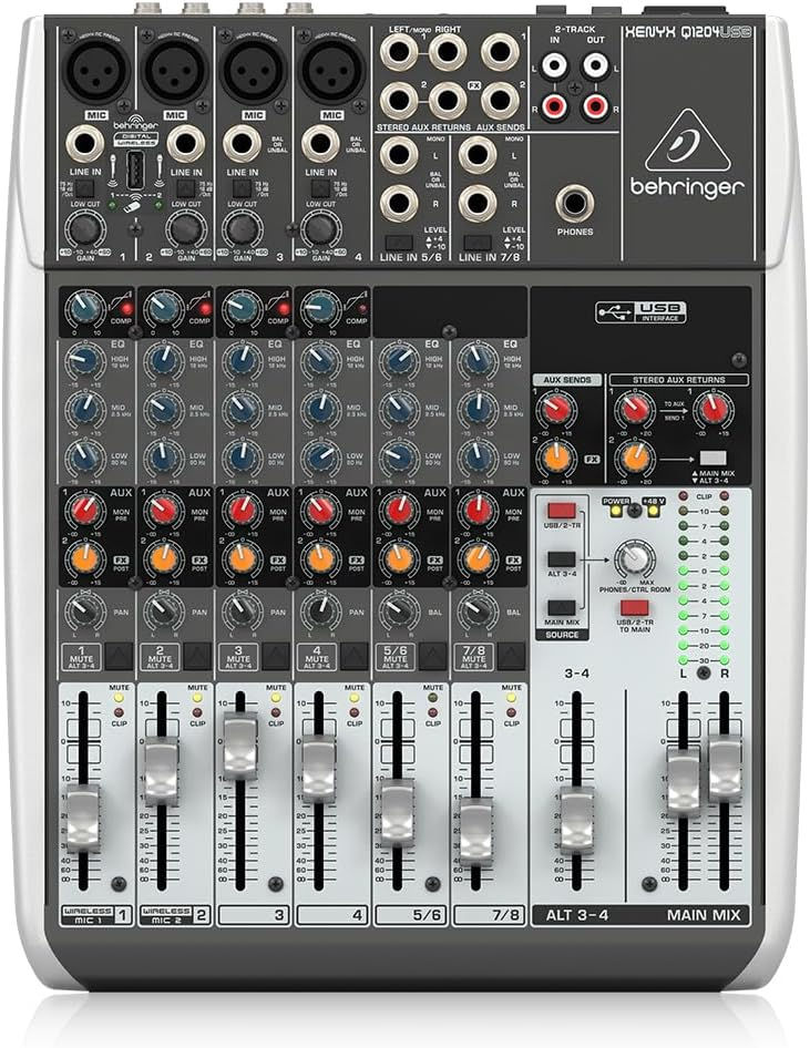Thumbnail: Behringer Xenyx Q1204USB Mixer with USB