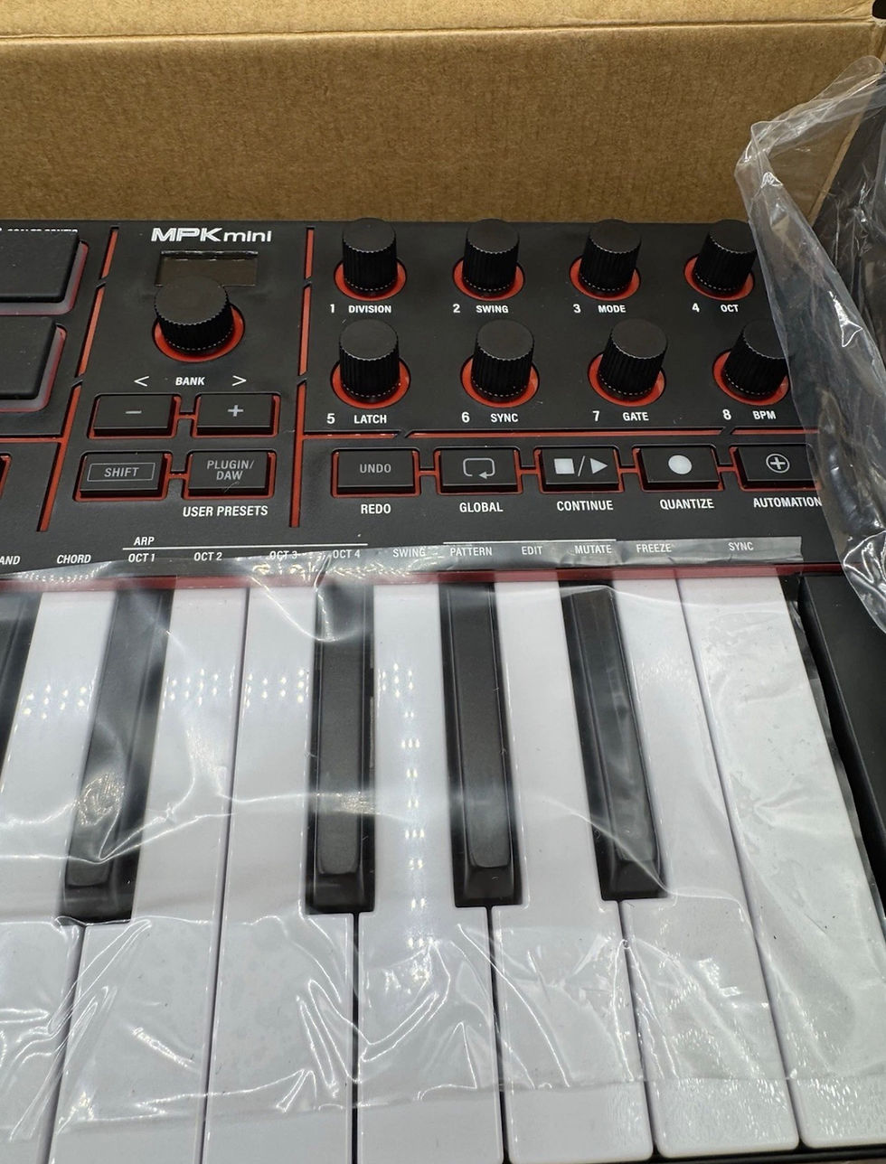 Thumbnail: Akai Professional MPK Mini IV 25-Key MIDI Controller (Black)