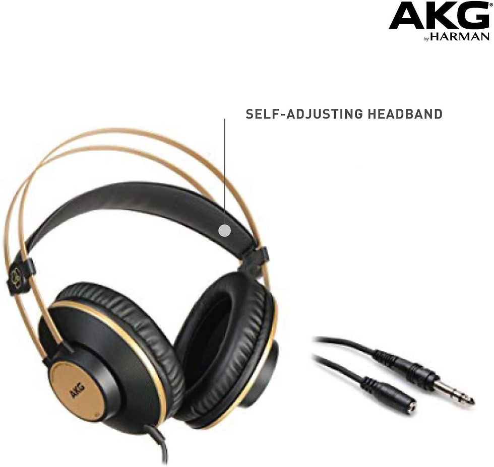 Thumbnail: AKG Pro Audio K92 Over-Ear, Closed-Back, Studio Headphones