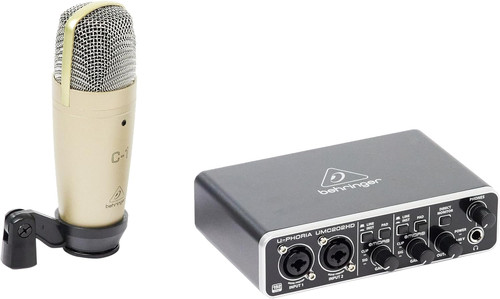 Behringer U-Phoria Studio Pro Recording/Podcasting Bundle