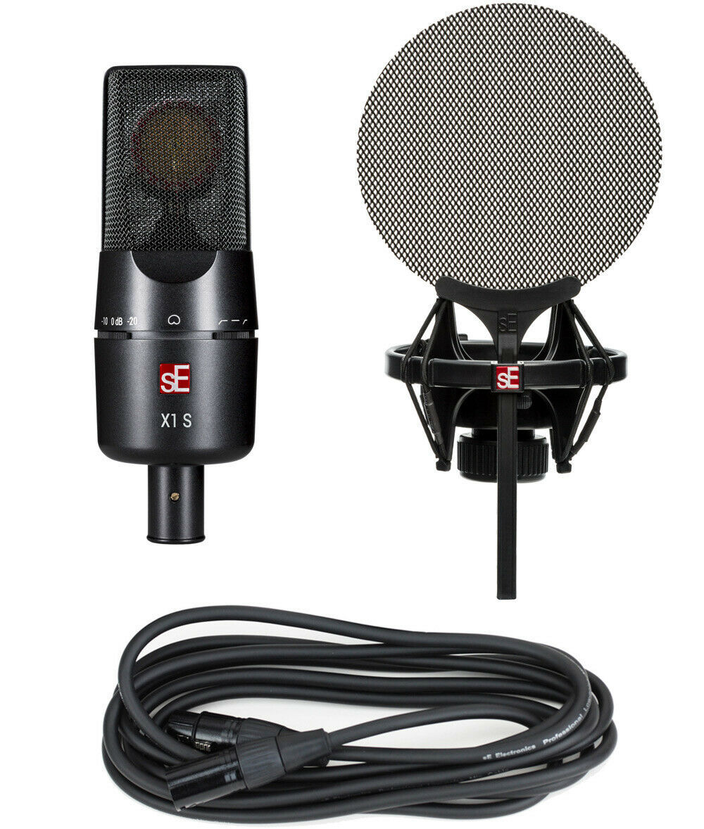 sE Electronics X1 S Vocal Pack Bundle w/ X1 S Microphone, Cable and Pop Filter