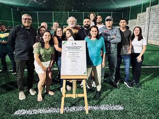 Prefeito Toninho Colucci inaugura novo espaço de lazer no Cantagalo em Ilhabela