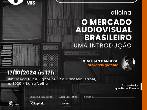 Ilhabela recebe curso sobre mercado audiovisual brasileiro por meio do programa Pontos MIS