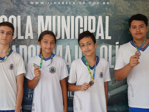 Estudantes de Ilhabela conquistam medalhas na Olimpíada do Tesouro Direto de Educação Financeira (OLITEF)