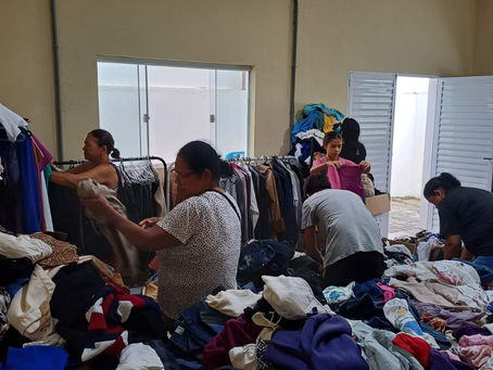Solidariedade em ação: 772 peças doadas no último Varal Solidário de 2024