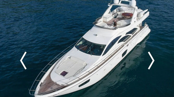 Миниатюра: Yacht rental in Dubai Azimut 75 Viktoria