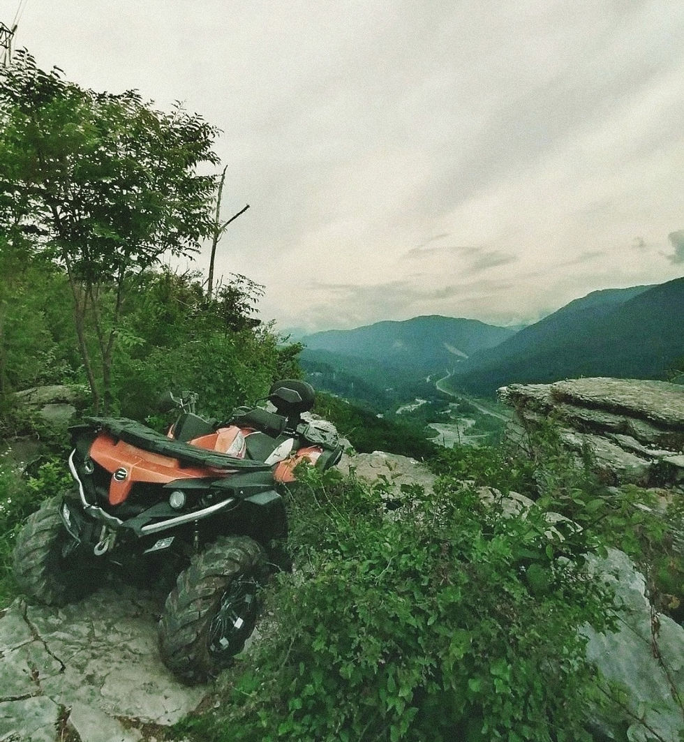 Миниатюра: Квадроцикл в красивое место
