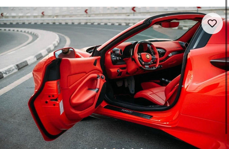 Миниатюра: Прокат кабриолета в Дубае FERRARI F8 TRIBUTO SPYDER RED+RED