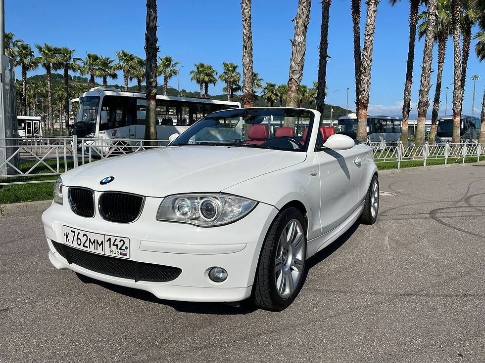 Миниатюра: Аренда автомобиля в Сочи кабриолет BMW 120