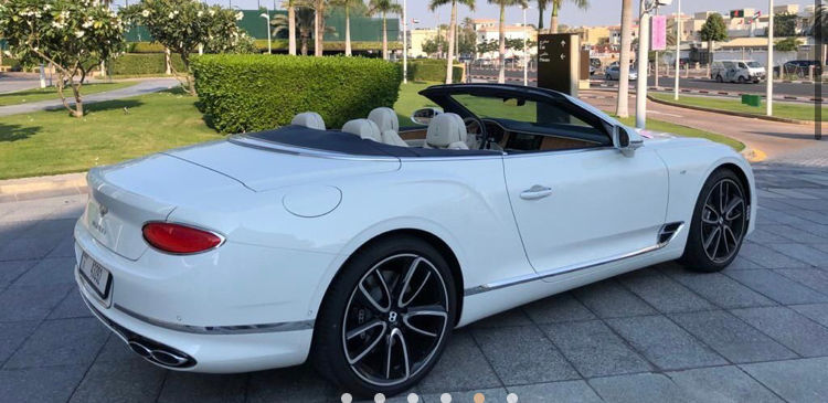Миниатюра: Прокат кабриолета в Дубае BENTLEY GTC CONTINENTAL WHITE