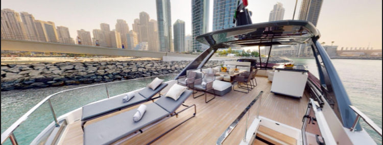 Миниатюра: Прокат яхты в Дубае Elite Private Yacht - Onyx Predator 780X 2022