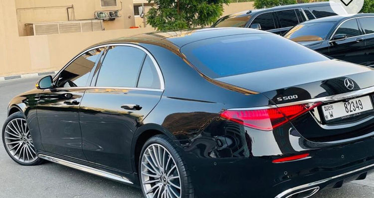 Миниатюра: Прокат автомобиля бизнес класса MERCEDES-BENZ S500 2021 (BLACK + BEIGE ORANGE)