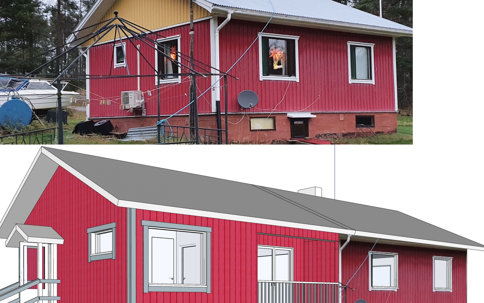 Tillbyggnad av egnahemshus