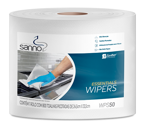 WPS50 - Wipers Rolo Branco Sanno Essentials | SANTHER Professional