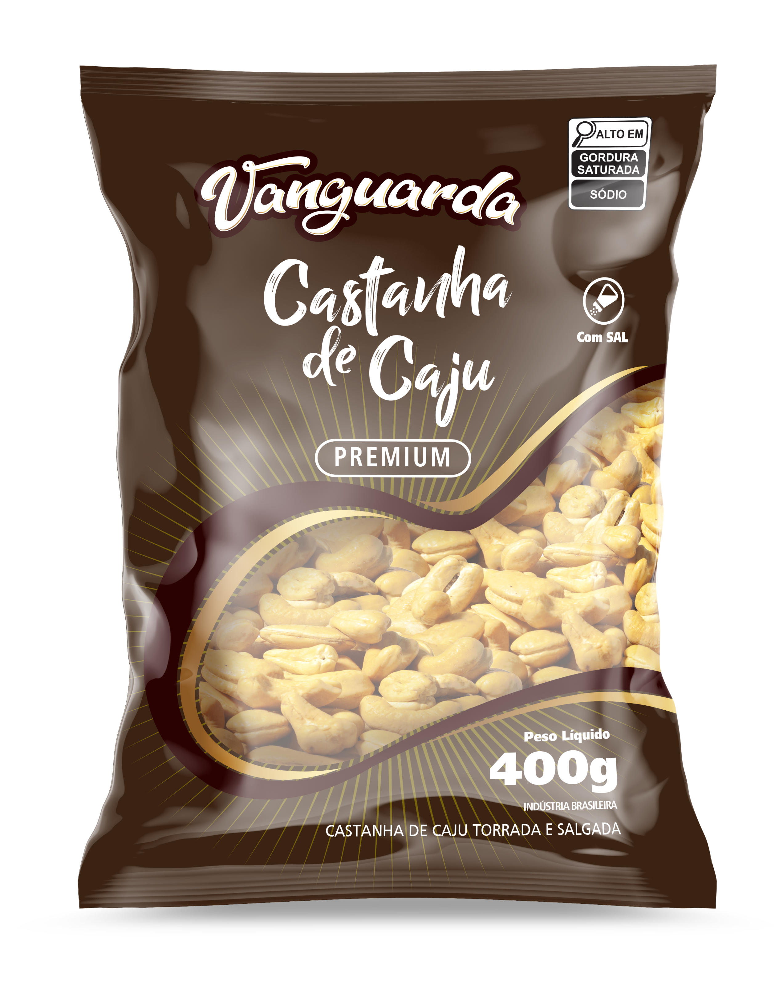 Castanha de Caju Torrada e Salgada Premium