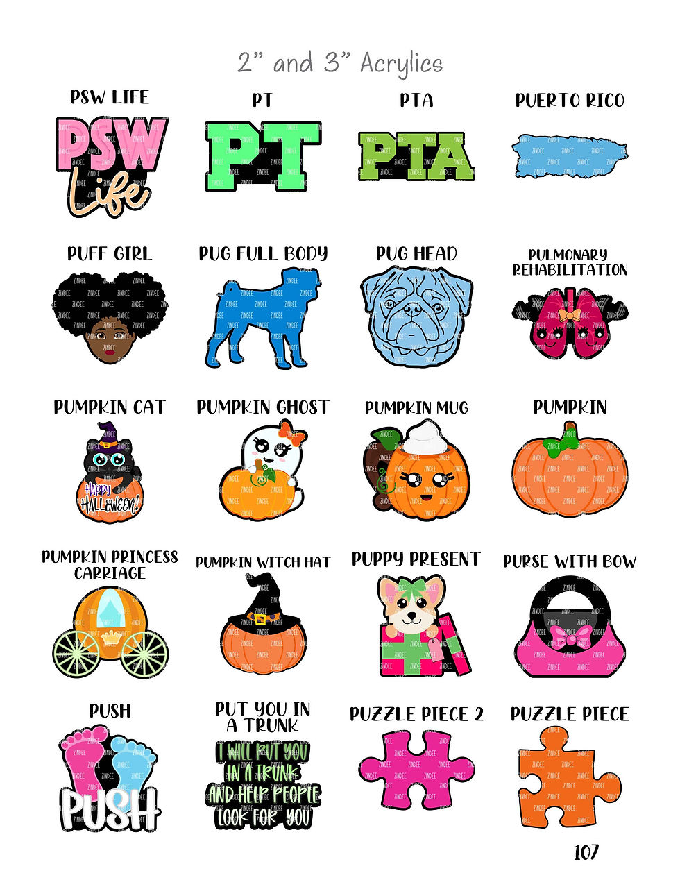 Thumbnail: Acrylic Catalog P-R
