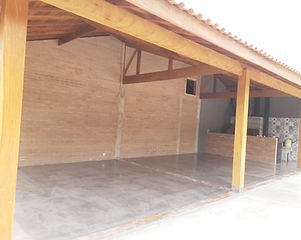 cimento queimado varanda gourmet