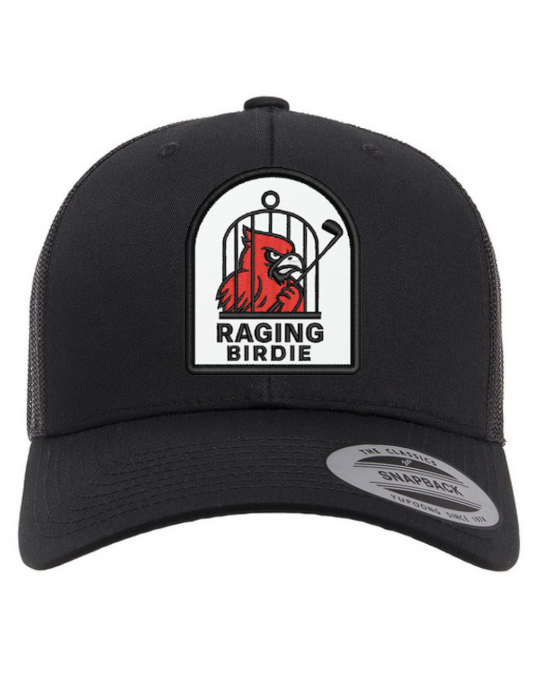 Retro Trucker Hat - Black