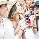 Girls with Hats