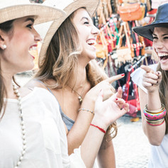 girls wearing hats