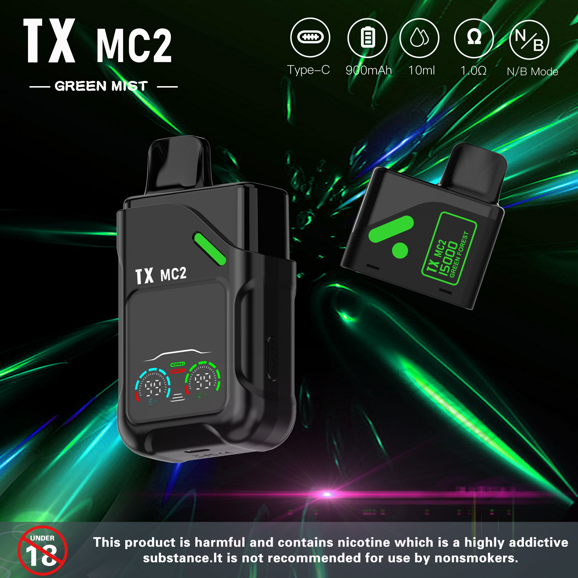 TXMC2 POD - GREEN MIST