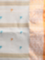 Thumbnail: Pure Cotton Tant Saree in Grey with Designer Border